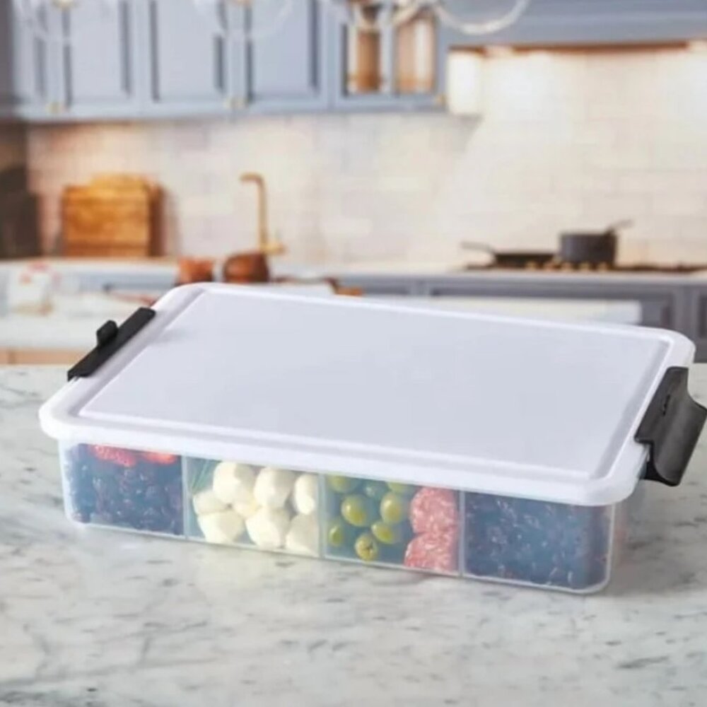 Sabatier Snacklebox 2-Piece Set with Cutting Board Lids
